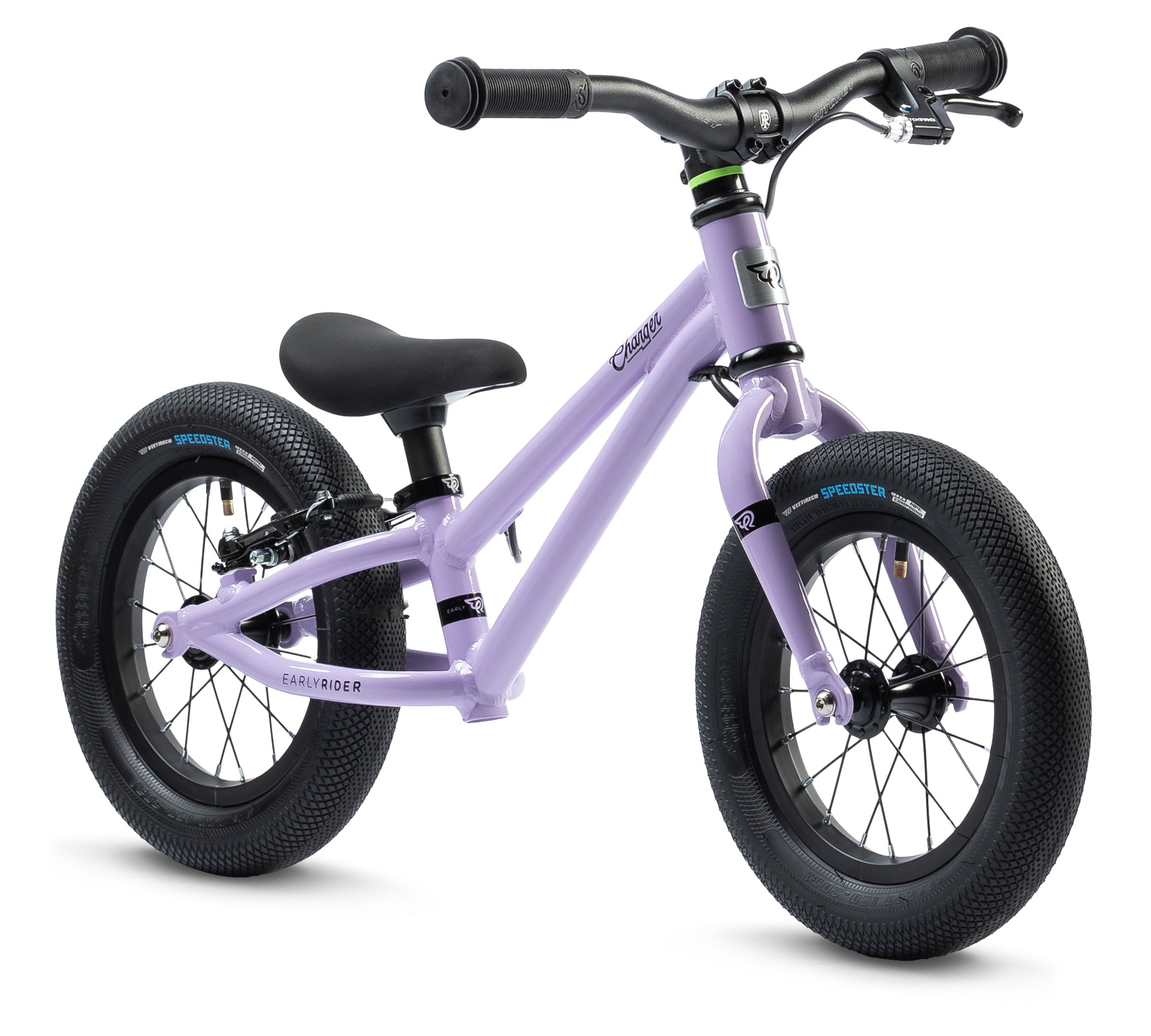 Early Rider Charger 12" Violet haze. Balance bike with rear brake for children aged 2-4 years old