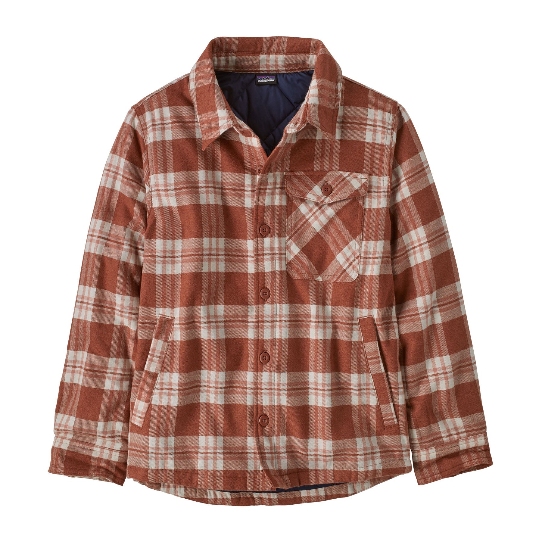 Patagonia Kids' Lightweight Insulated Fjord Jacket Burnished Red