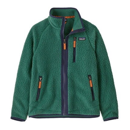 Patagonia Kids' Retro Pile Fleece Jacket Conifer Green