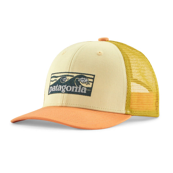Patagonia Kids' Trucker Hat Boardshort Logo Tones: Buttercup