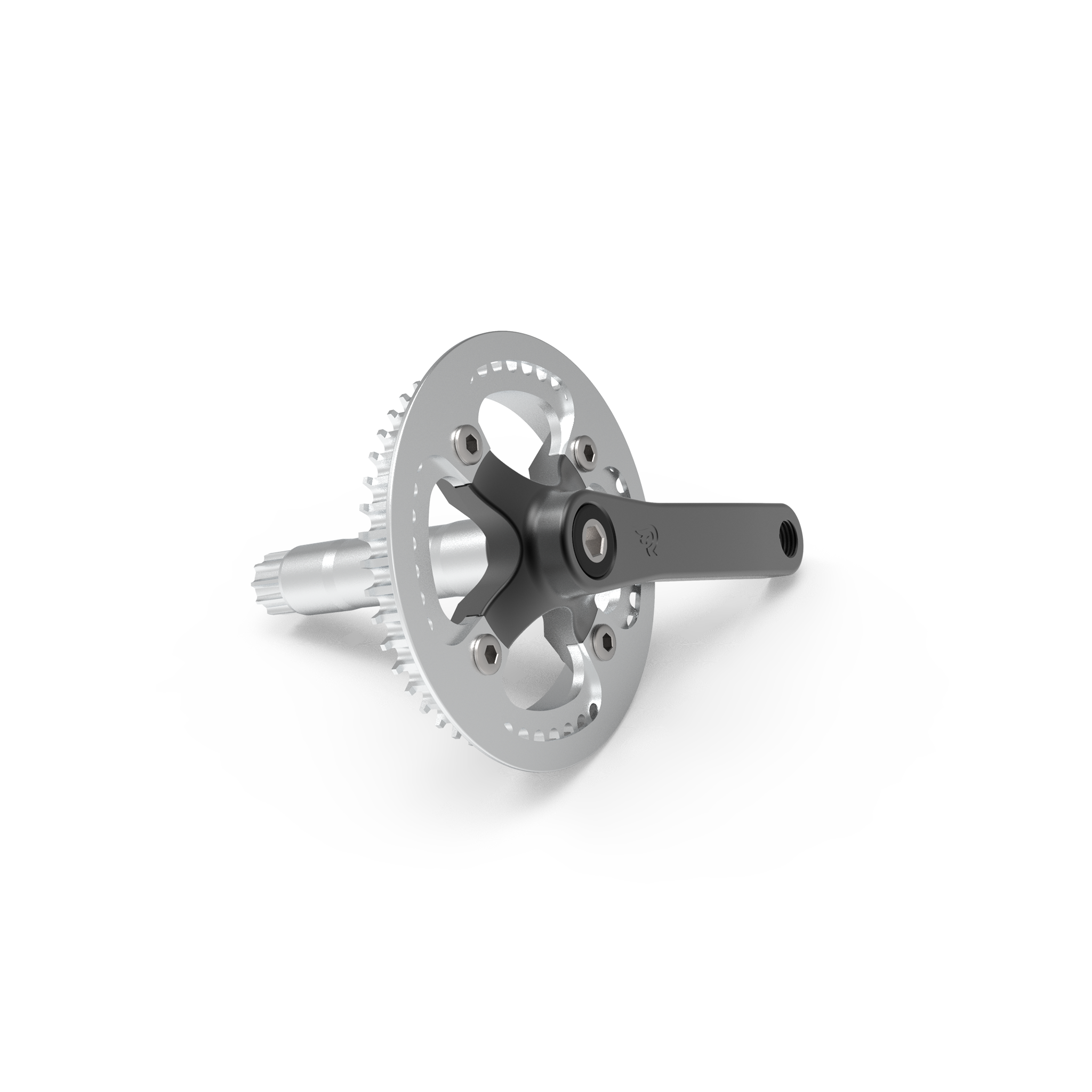ER 120mm Driveside Crank Assembly 46T Belt Sprocket