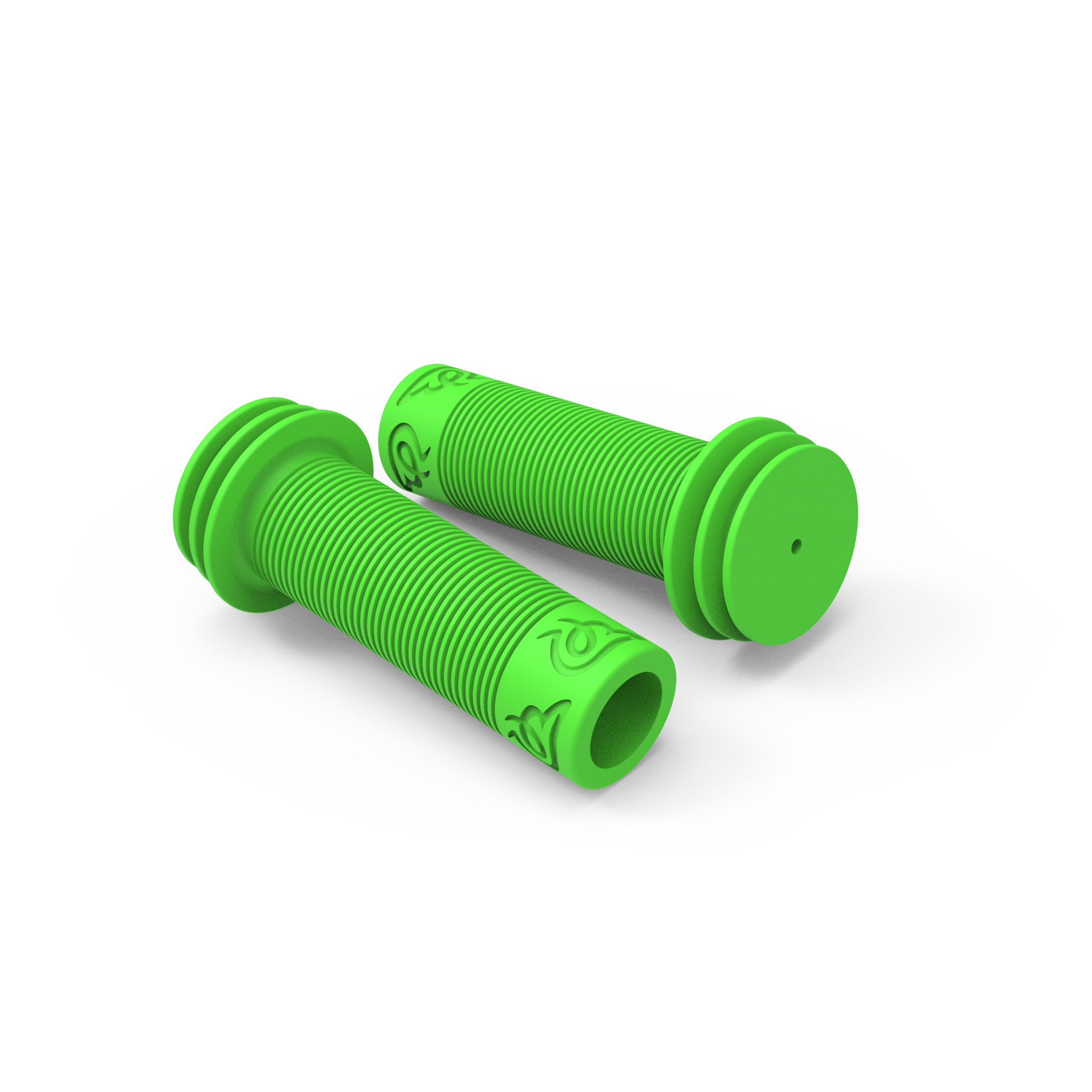 Green bike grips sales