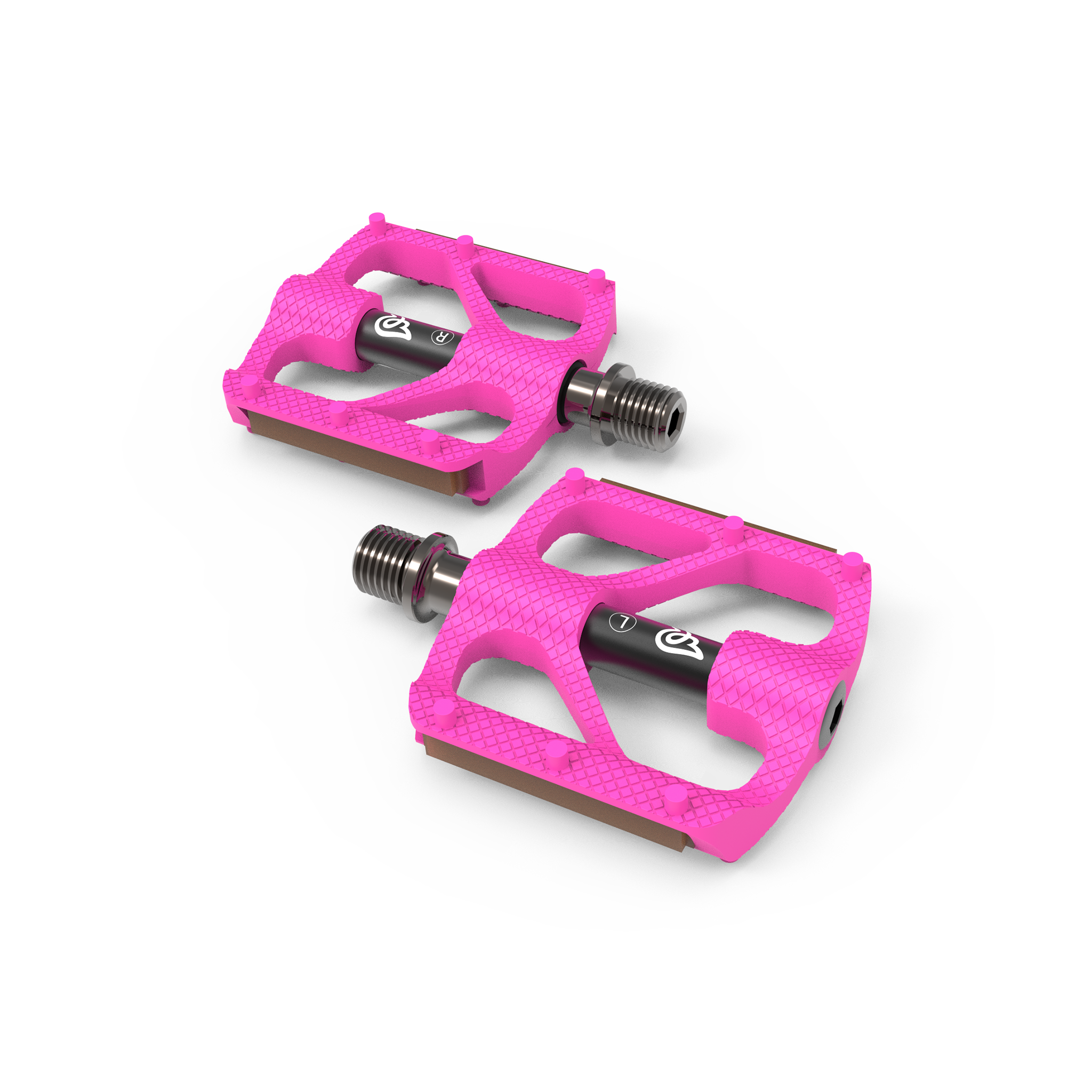 mtb pink pedals